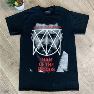 TIMBERLAKE Man of The Woods Tour Short Sleeve T-Shirt Black